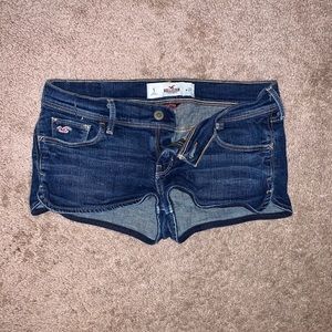 Dark wash Hollister shorts